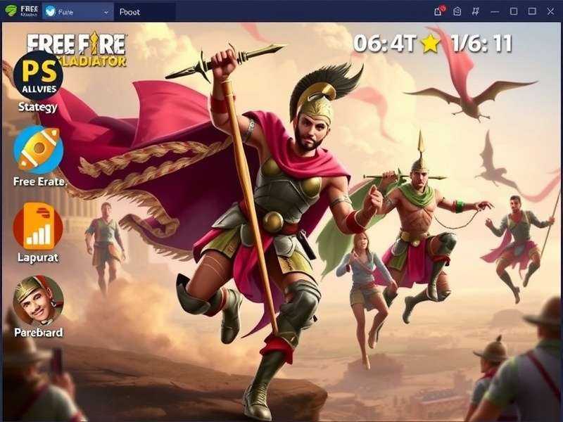 Free Fire Battle Gladiator Gameplay